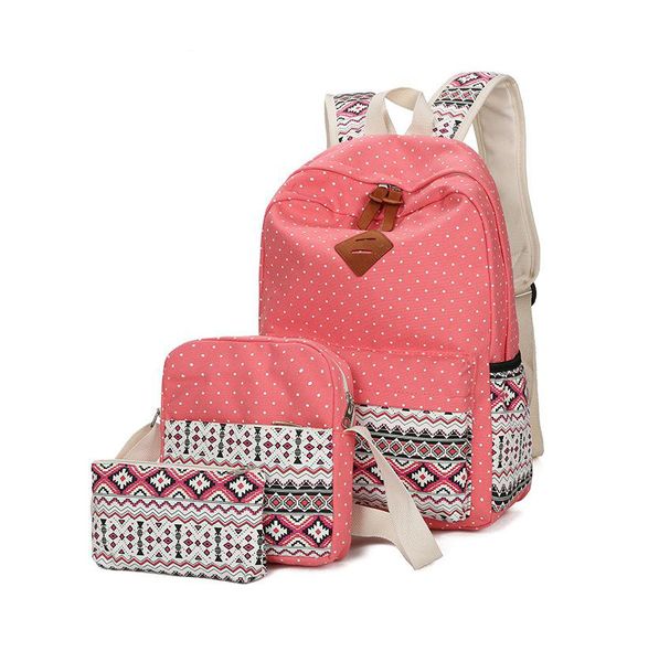 

women lapbags designer backpacks cute lightweight canvas shoulder bag female student stripes style colorful school backpack 2020