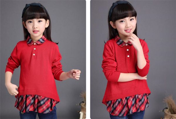

joyo roy sweater set for girls two pieces for 3 t~ 8t sweaters kids baby knitted sweater kids girl school uniform cloth, Blue