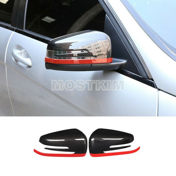 

carbon fiber look rearview mirror cover for benz a b cla gla w176 w246 c117 x156