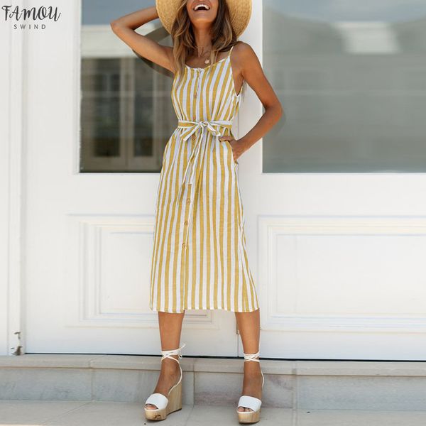 

2020 новое лето женщин платье белье спагетти ремень bohemian нашивки sea beach party кнопка a-line sundress 9032134, Black;gray