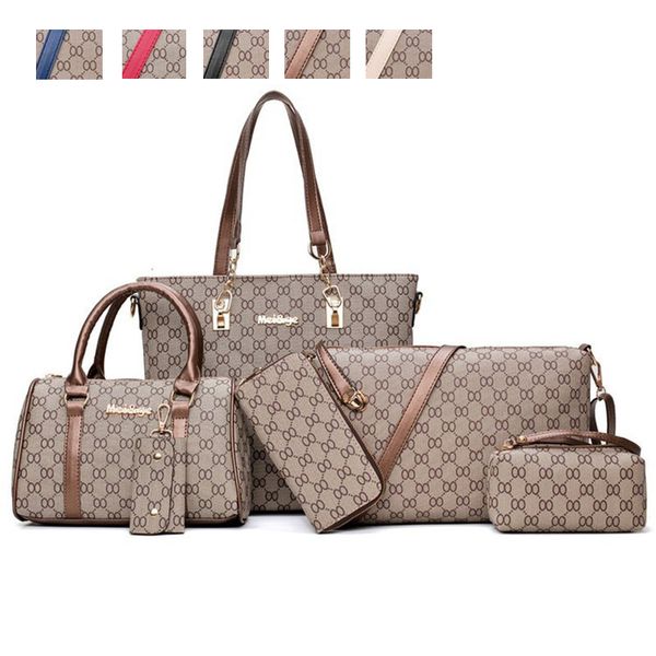 

sugao женщины сумка роскошные сумки дизайнерские сумки 5 цветов 6шт набор totes плеча сумки сумки креста тела сцепления косметические держат