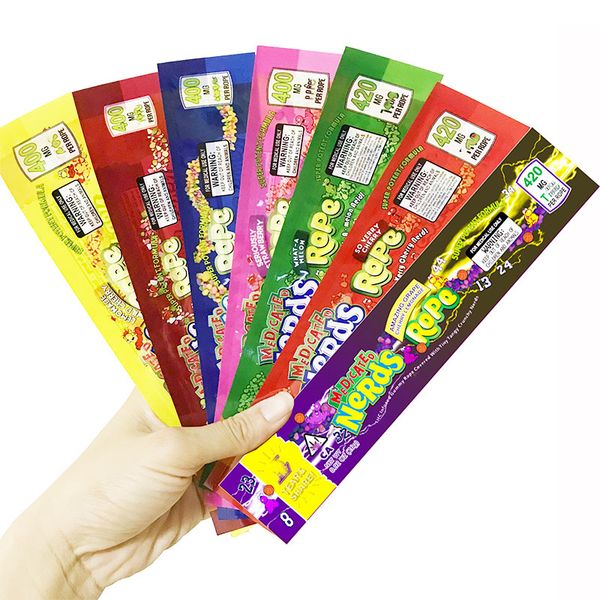 

смешайте 6 типов полудурков rope ющего медикаментозного empty упаковка барельефы полудурков rope candy nerdsrope липкие сумки три края запеч