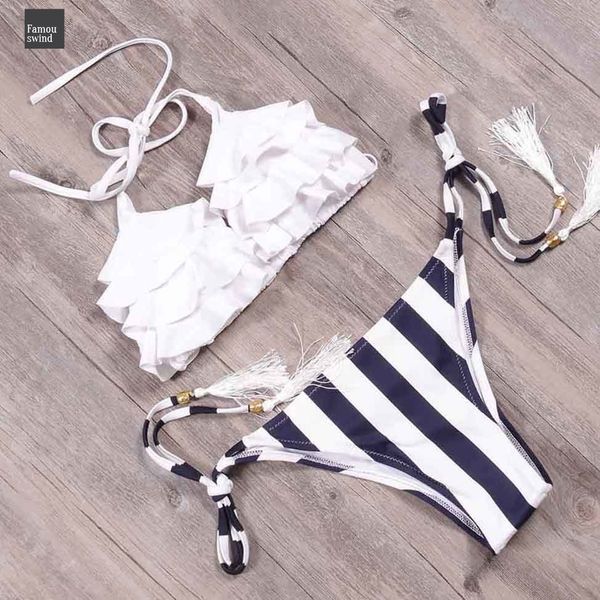 

холтер купальники бикини женщин купальник новый 2019 набор sexy женский лето bikini beach swim printed купальный костюм biquini, White;black