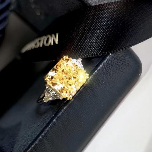 

женская модельер кольцо простого и универсальный темперамент кольцо 925 посеребренных скошенное бриллиантовое кольцо, Silver