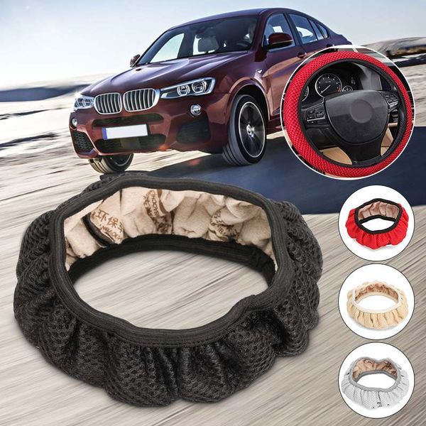 

38cm universal car auto steering wheel glove cover soft elastic skidproof protector skin soft silicon steering wheel cover
