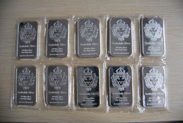 

lingot 1 onces argent pur 999 scottsdale 1 oz fine silver 999 chunk bar