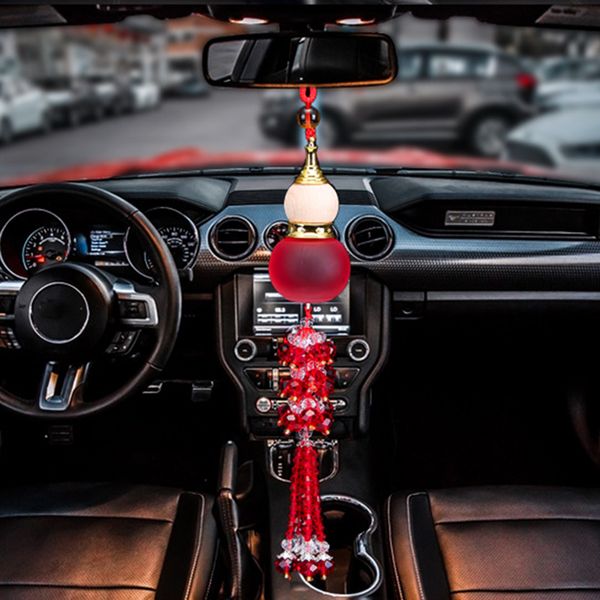 

car perfume pendant gourd fragrance air freshener auto rearview mirror trim decoration accessories diffuser essential oil gifts