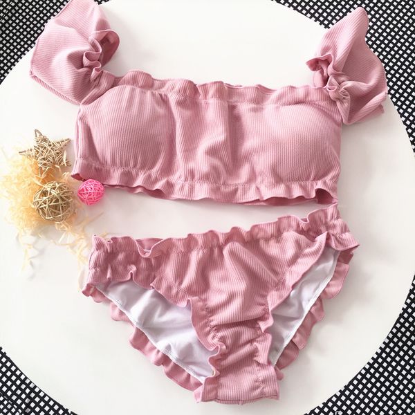 

2019 бандо high cut бикини установить купальники женской купальники женщины купальники копченого сексуального бикини с плечом swim suit pink, White;black