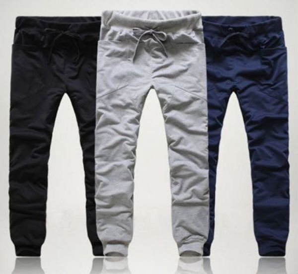 

мужской женского повседневного гарем багги hiphop танец jogger спорт пот брюки, Black