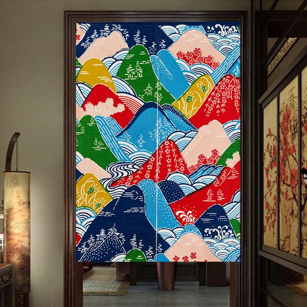 2019 Japanese Style Fabric Curtain Curtains Bathroom Entrance