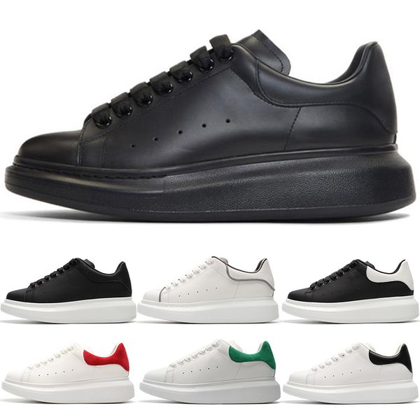 

luxury platform men women fashion designer casual shoes sneakers leather black white red vintage mens womens flat trainers
