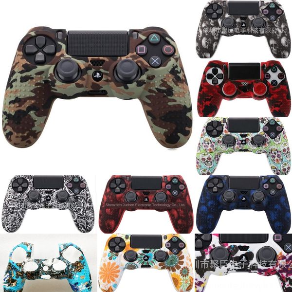 

kfprv replacement plating front housing shell cover playstation for case dualshock 4 ps4 controller