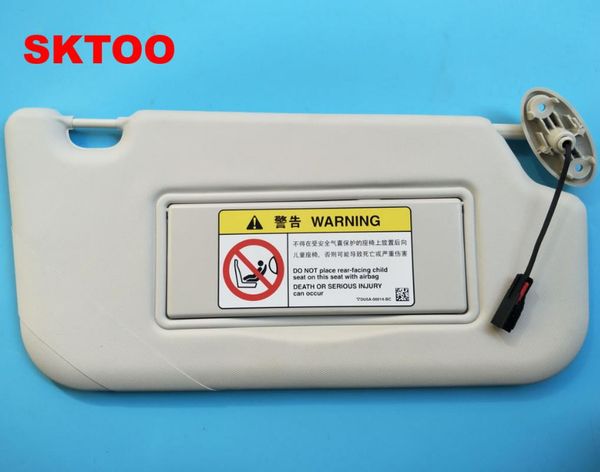 

sktoo sun visor for focus (2012-2017) with a make-up mirror sun visor car with light gray