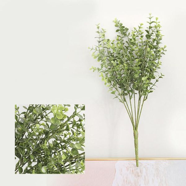 

artificial faux eucalyptus greenery leaves plant foliage home decoration 1pcs