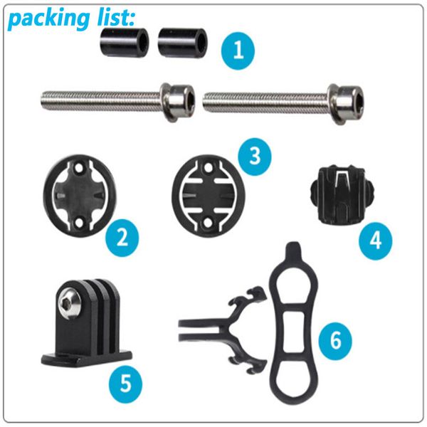 

1 set practical bicycle computer mount extension brackets for garmin,durable bike computer mount,aluminum alloy bracket holder