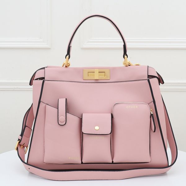 

lady hand bag new luxury leather tassel handbag 3 pcs composite bags set lady shoulder crossbody women bag female wallet clutch