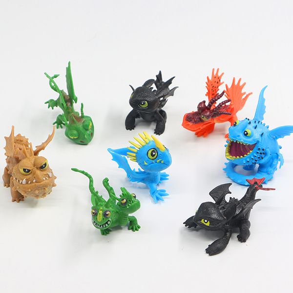

10 et how to train your dragon2 pvc action figure toy doll nightfury toothle dragon hipping