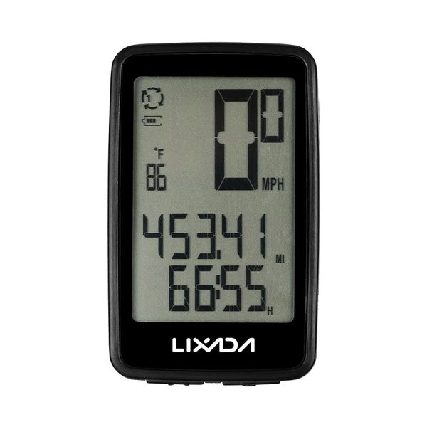 

lixada wireless bike computer bicycle speedometer odometer waterproof cycling satch mtb road bike computer