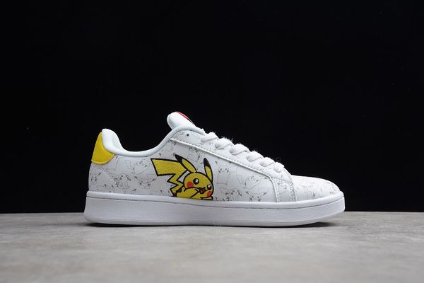 

pocket monsters 2020 pika squirtle warm pig cartoon shoes women men fashion smith casual shoes size 36-44, Black