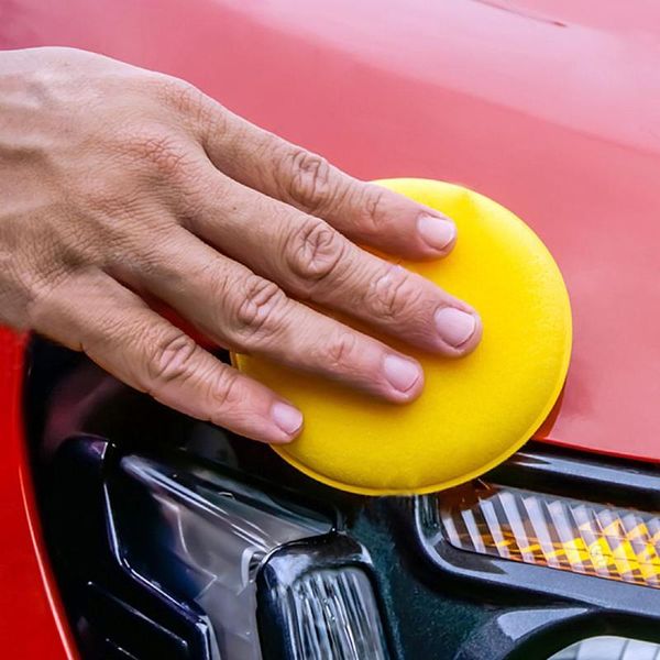 

vodool 12pcs/lot auto car wash cleaning sponge automobile paint wax car interior leather detailing care polish waxing sponge pa