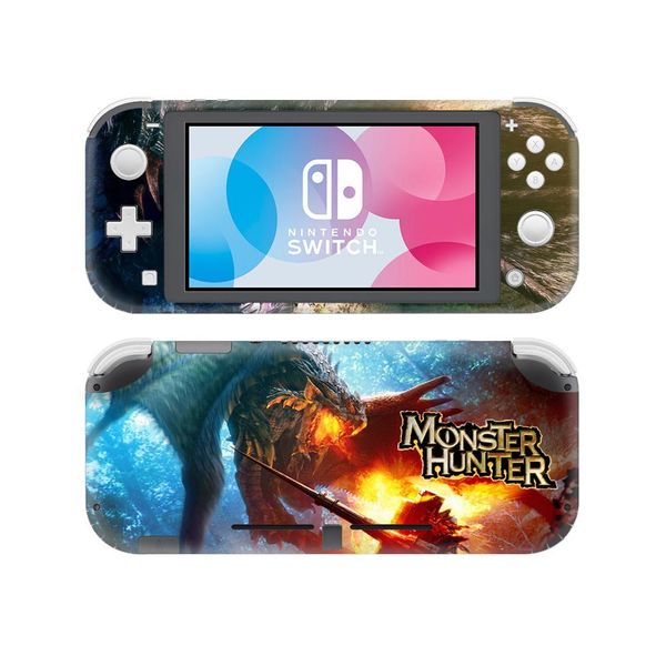 

monster hunter кожи наклейка наклейка для nintendo переключатель lite консоли и контроллера переключатель lite мини-протектор стикера кожи в