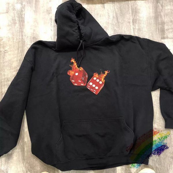 

fire dice printing travis scoastroworld tour vegas hoodie women men fashion casual astroworld pullover, Black