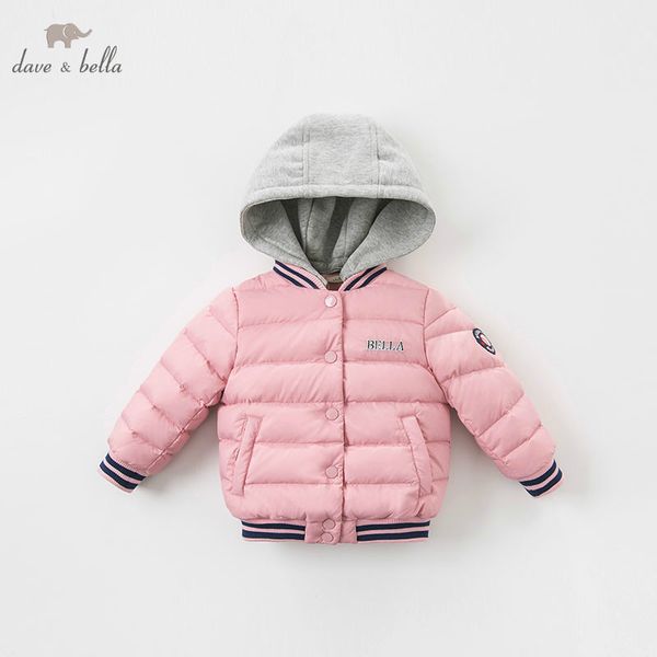 

dbm9205 dave bella baby girl down jacket children 90% white duck down outerwear fashion pink coat, Blue;gray