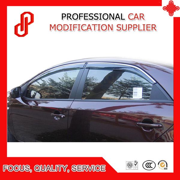 

injection molding trim vent shade rain sun wind deflector window visor for forte 2009-2016