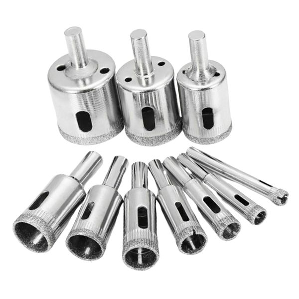 

10 pieces high diamond drill bits extractor mover cutting sets tools