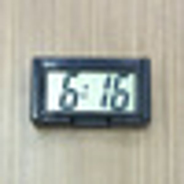 

portable pocket sized digital electronic travel alarm clock automotive electronic satch lcd clock with snooze backlight
