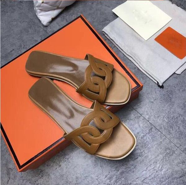 

Модный Бренд Женщин из натуральной кожи с открытым носком, повседневные тапочки,