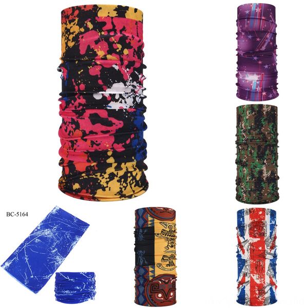 

culjr bandanas masks magic motorcycle bicycle scarf face mask headband half multi bicycle fishing scarf neck, Black