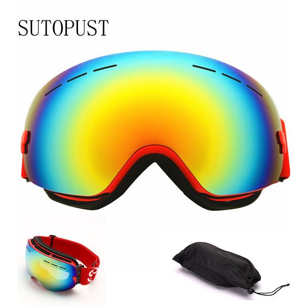 

ski goggles men women snow ski snowboard mask glasses for skiing equipment uv400 protection skiing eyewear adults winter sport