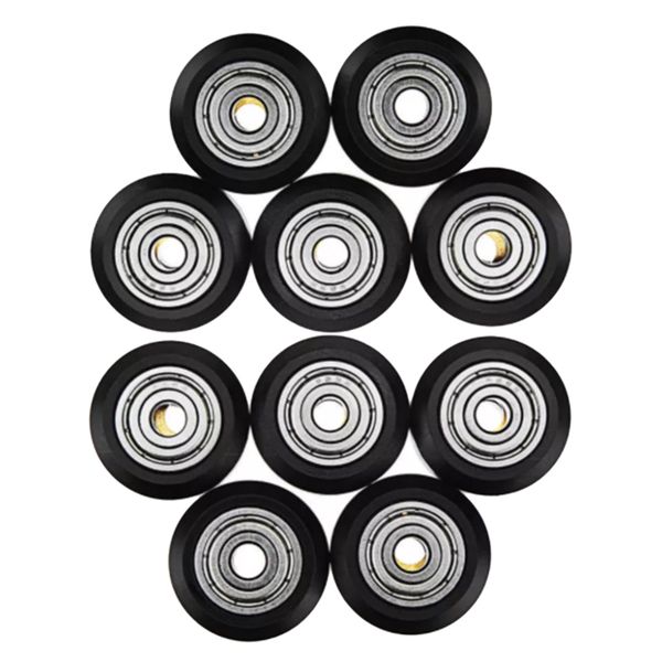 

10pcs pom material big pulley wheel with bearings for 3d printer part