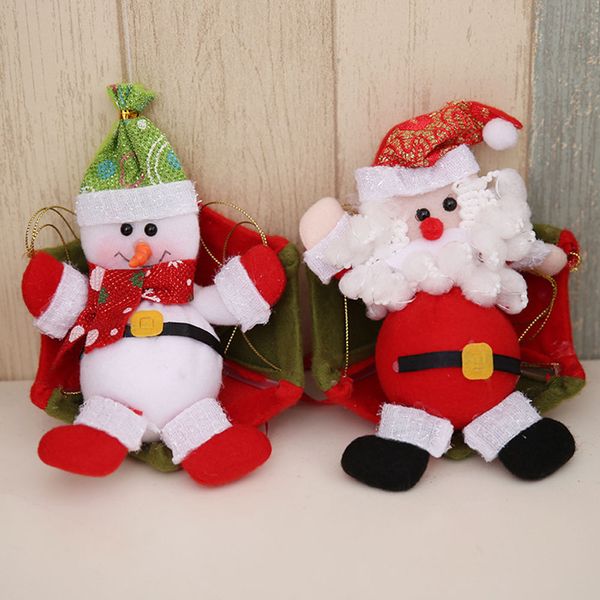 

hanging decoration pendant cute xmas snowman festival parachute colorful