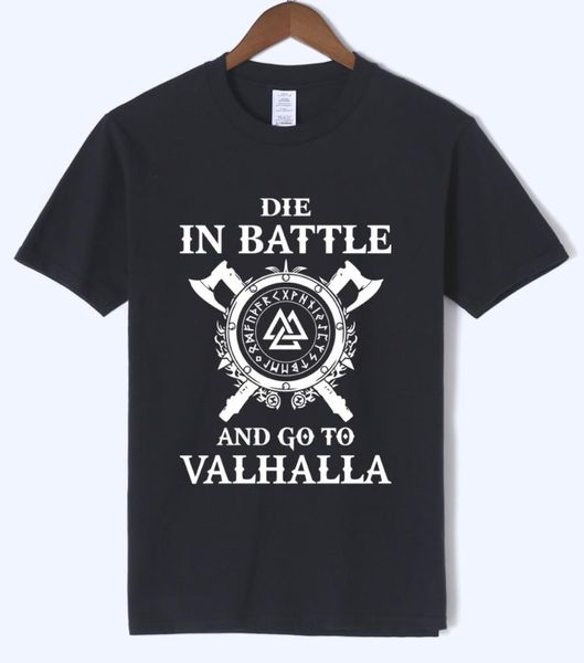 

odin rune t shirt men scandinavian tshirt mens summer print hip hop t-shirt black tee plus size xxxl, White;black