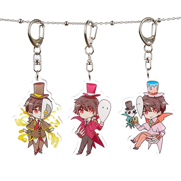 

идентичность v брелок джек наиб subedar подвеска ювелирные изделия акриловые брелок мода персонализированного симпатичные забавный мультфиль, Silver