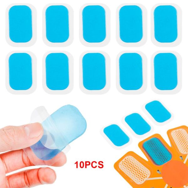 

10pcs abdominal muscle trainer replecament gel stickers silicone hydrogel stickers for wireless smart ems stimulator machine