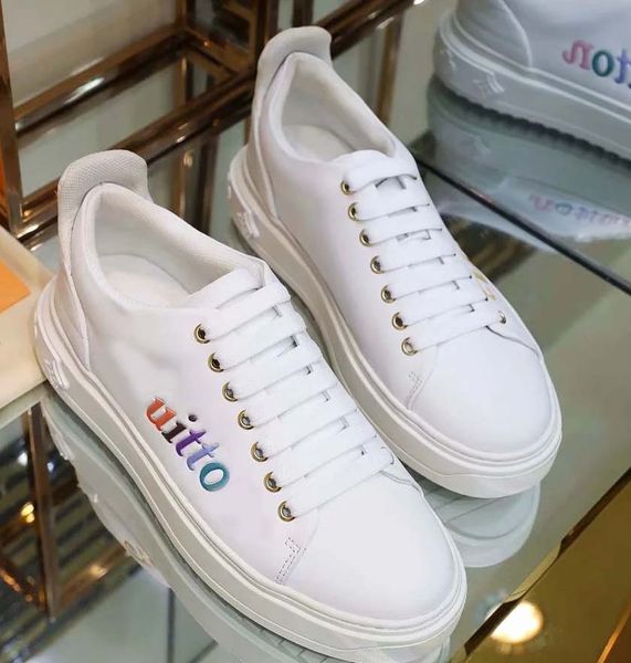 

with box sneaker casual shoes trainers fashion sports shoes leather boots sandals slippers vintage air for woman l18027, Black