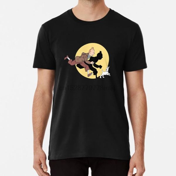 

тин тин фильм футболка тинтин, милу собака отчетов бд hergè, White;black