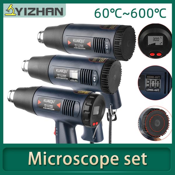 

air dryer for soldering 1800w industrial hair dryer soldering heat air gun with nozzle attachments power tool 220v yizhan