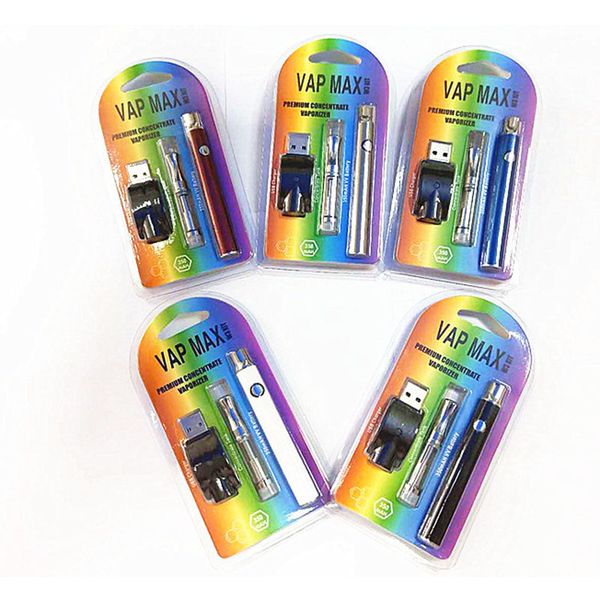 

Оригинальный Vap Max W3 Kit 350mAh Vertex В. Батарея Электронная сигарета Starter Kit с 0.5ml Картридж USB зарядное устройство Vape Pen
