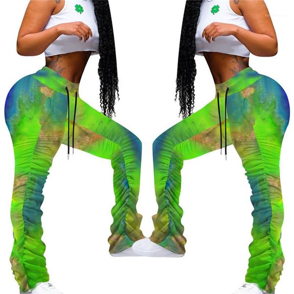 

ruched casual jogger pants women summer stacked sweatpants fashion green high waist drawstring leggings pants women, Black;white