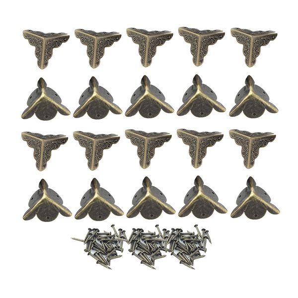 

20 pack antique wooden jewelry gift box cabinet