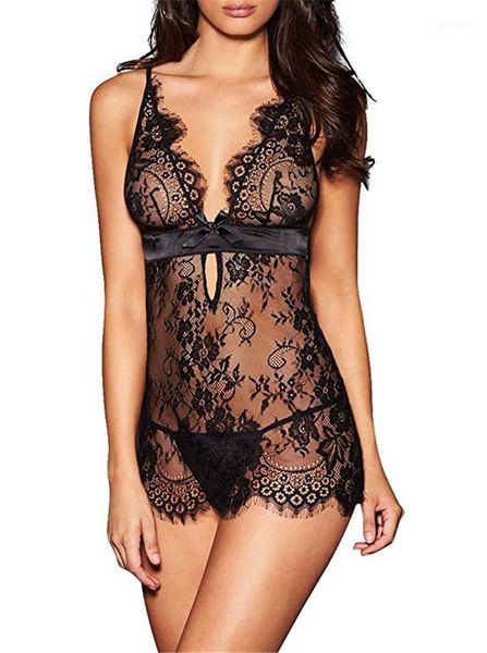 

skirt with ribbon casual loose backless ladies clothing women designer lace underwear fashion v neck female, Black;white