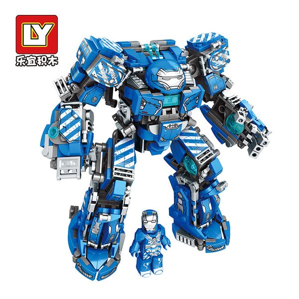 

76020 superhero series children's puzzle splicing and assembling super mk38 robot toy