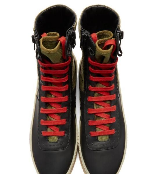 

god mens shoes jungle high-leather sneaker insets fog boots mens canvas shoes brand mens designer boots men 6sd t01, Black