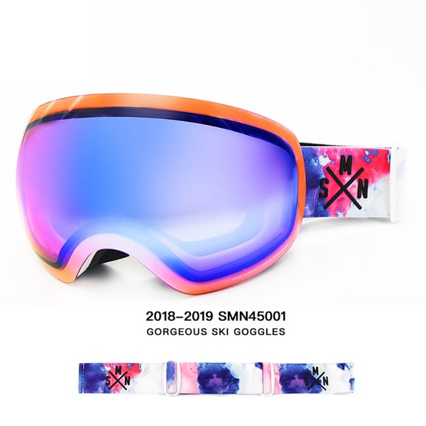 

simaining snowboard goggles couple winter ski glasses skiing women and men outdoor anti-fog snow googles snowboarding eyewear