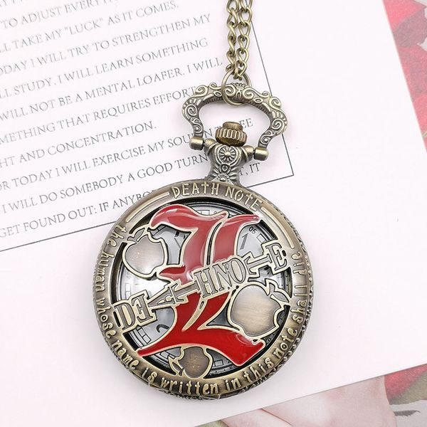 

brand vintage death quartz pocket watches men retro machinery women pendant necklace relogio de bolso cf1063, Slivery;golden