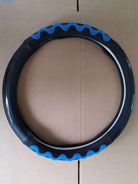 

1 pc 38cm leather car steering wheel cover soft anti-slip diamond auto steering wheel covers good breathable sport accessories